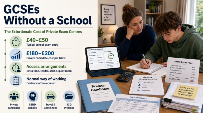 GCSEs Without a School: The Extortionate Cost of Private Exam Centres