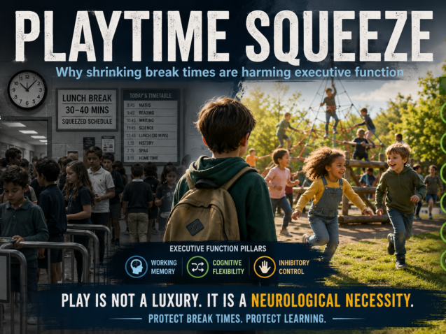 Playtime Squeeze: Why Shrinking Break Times Are Harming Executive Function
