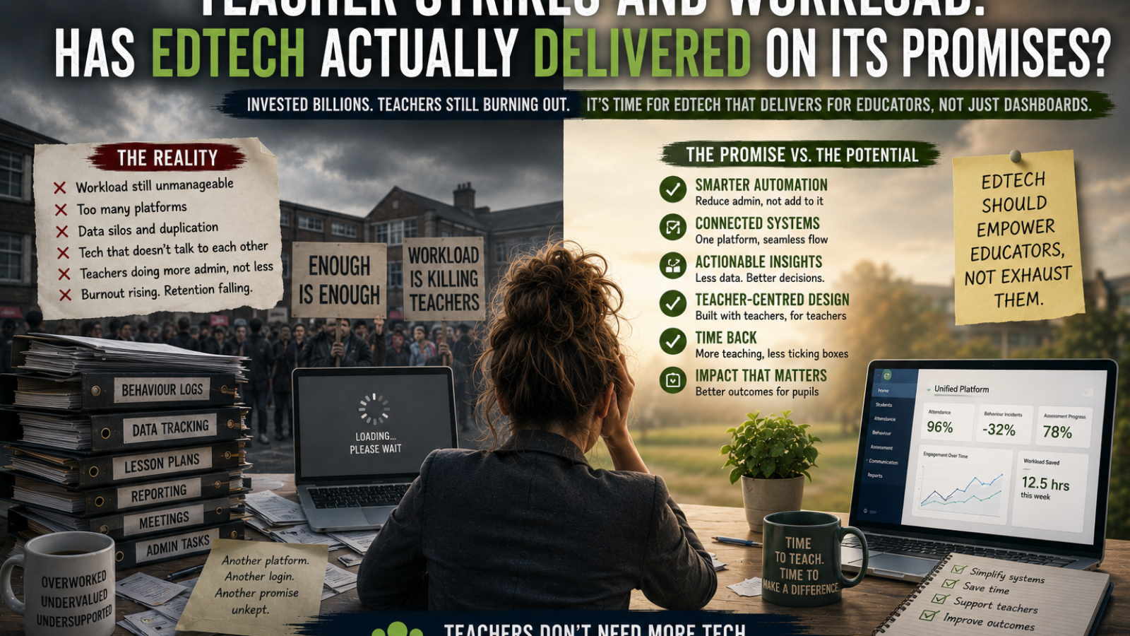 Teacher Strikes and Workload: Has EdTech Actually Delivered on Its Promises?