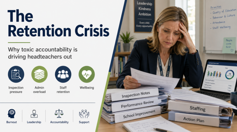 The Retention Crisis: Why Toxic Accountability is Driving Headteachers Out
